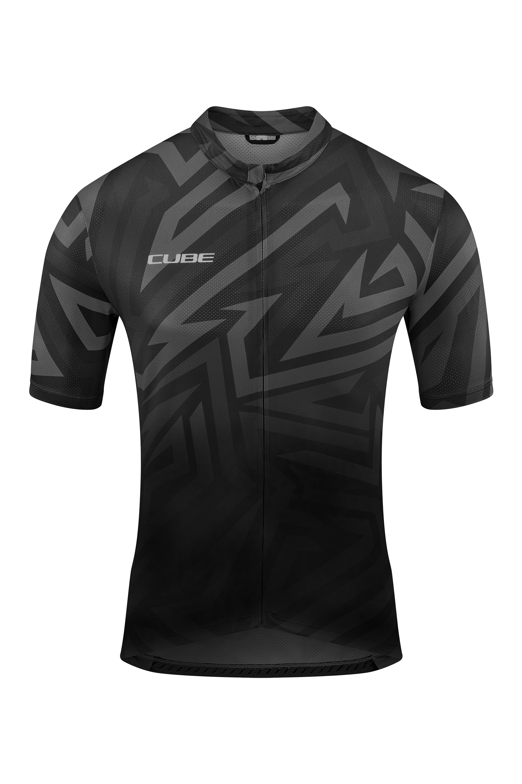 CUBE MTB Trikot Full Zip CMPT kurzarm