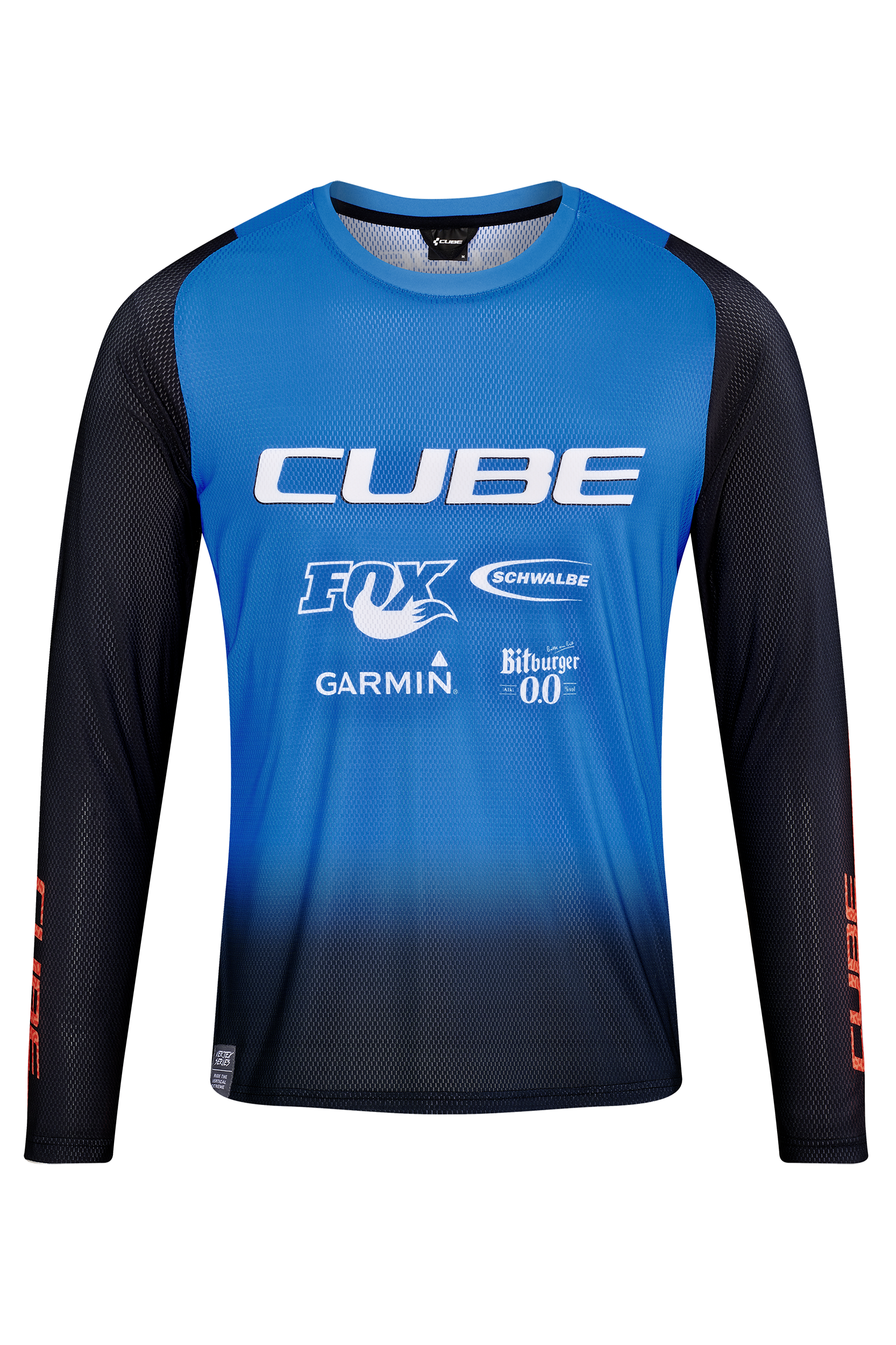 CUBE VERTEX Rundhalstrikot X Actionteam langarm