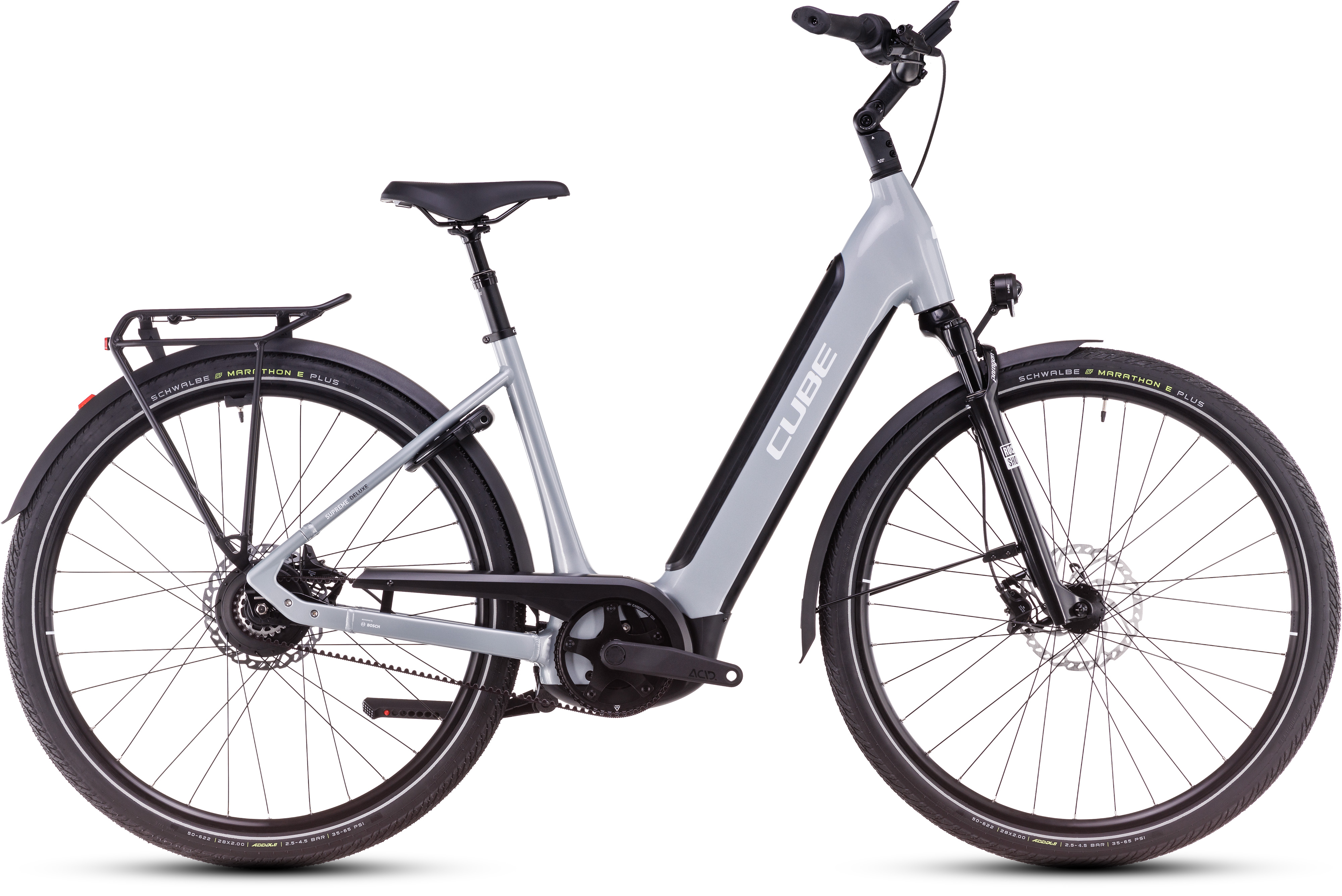 Cube Supreme Hybrid Deluxe SLX 625 polargrey´n´white