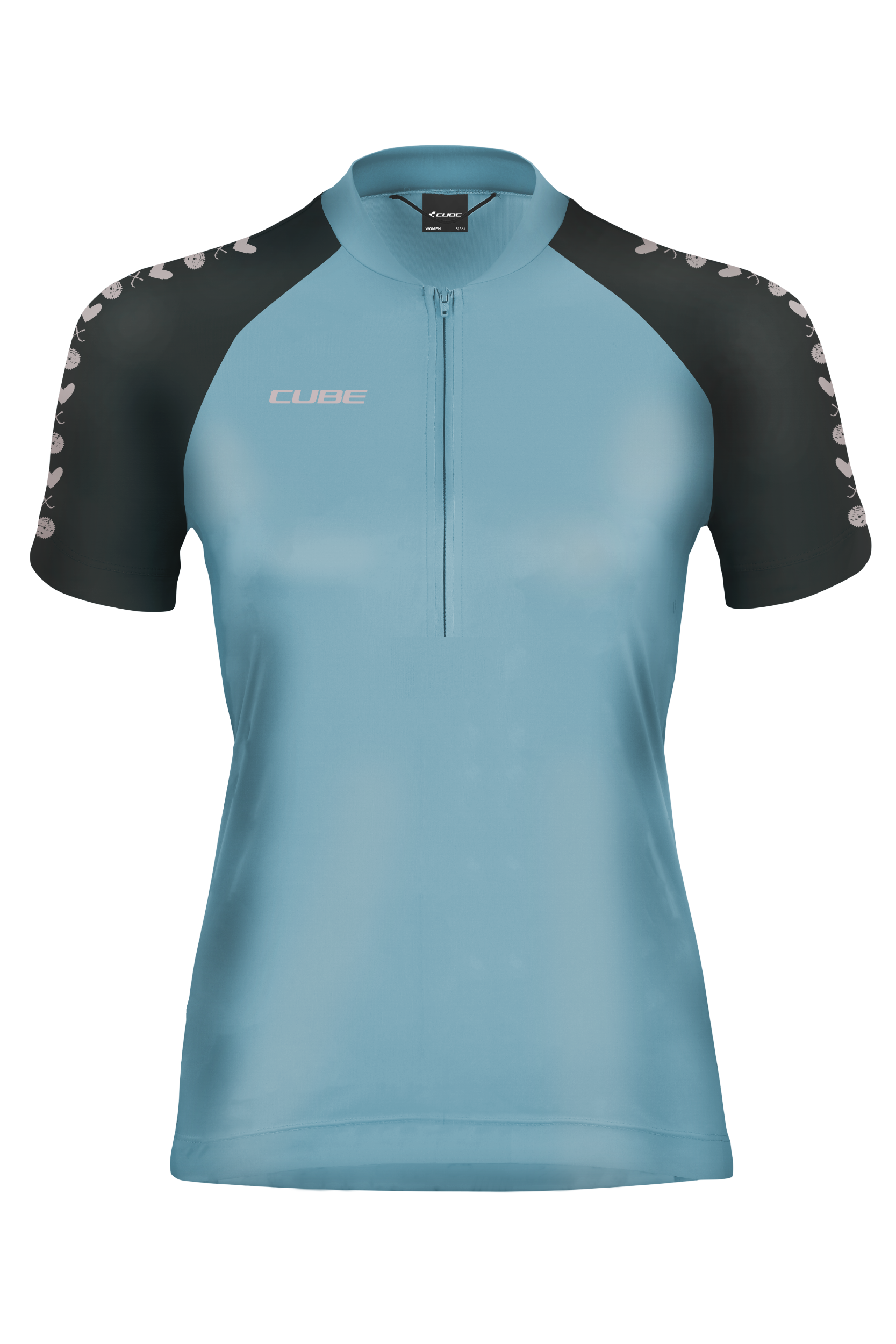 CUBE ATX WS Trikot Half Zip CMPT kurzarm