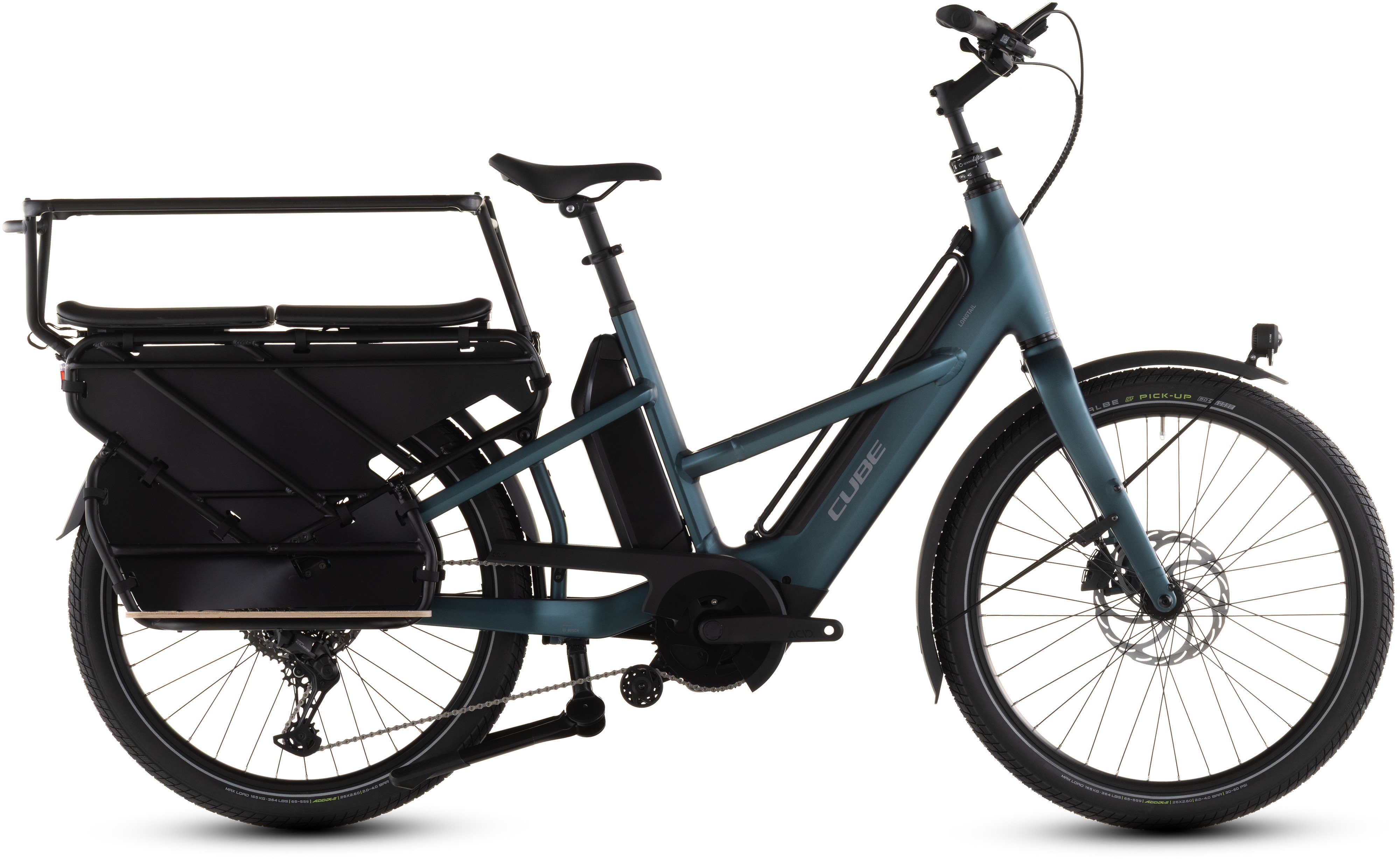 Cube Longtail Hybrid Family 800 royalgreen´n´black Cube Longtail Hybrid Family 800 royalgreen´n´black