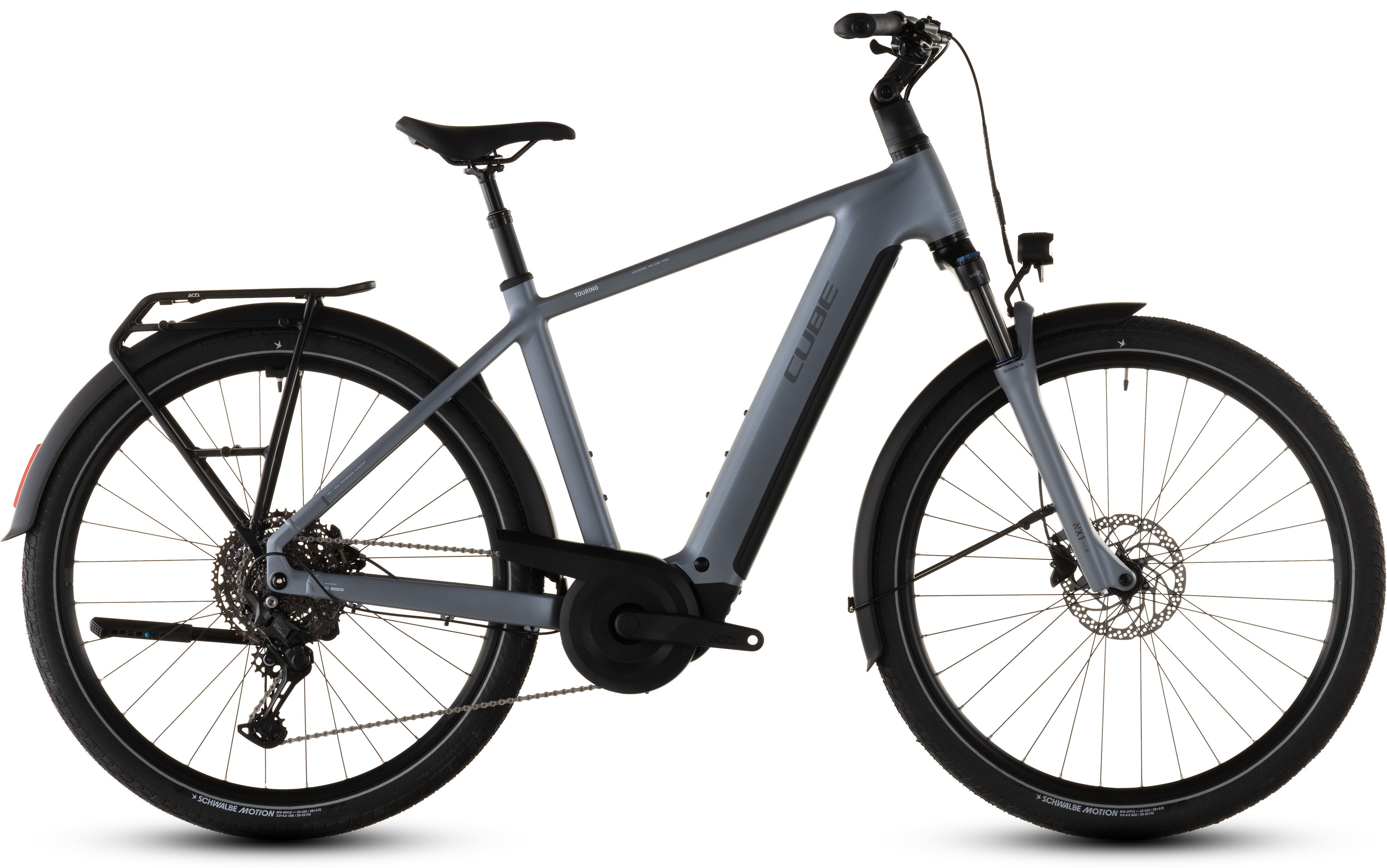 cube electric bicycle eBike three colors. TOURING HYBRID - TOUR -