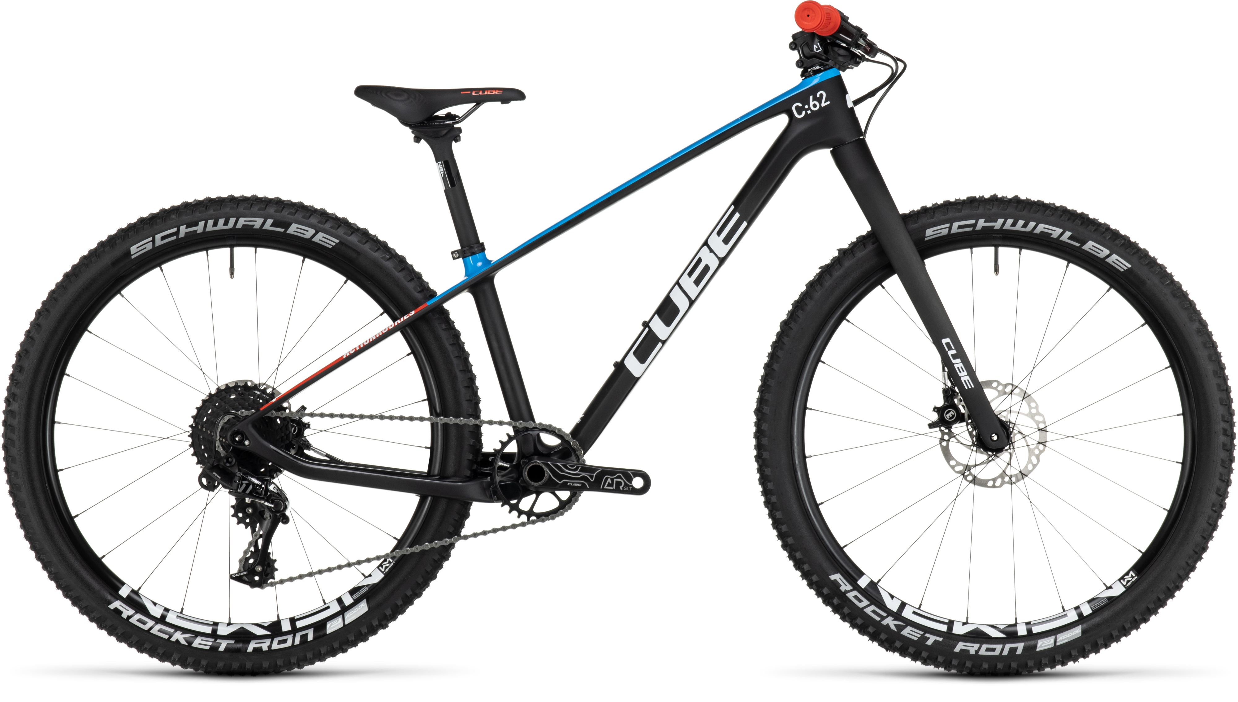 Cube Elite 240 C:62 SLX carbon´n´blue´n´red