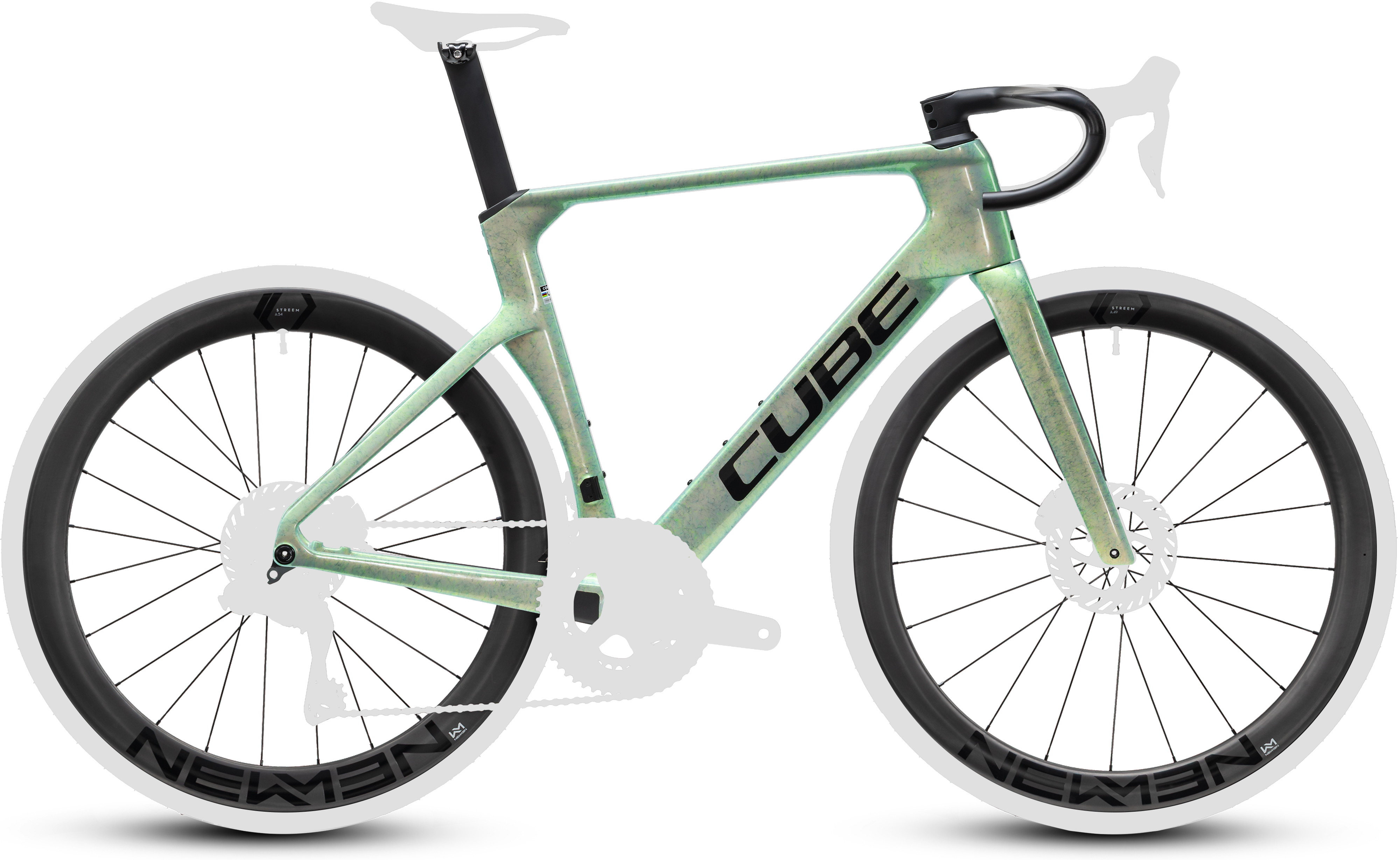Cube Litening AERO C:68X Frameset genesisfibre´n´black