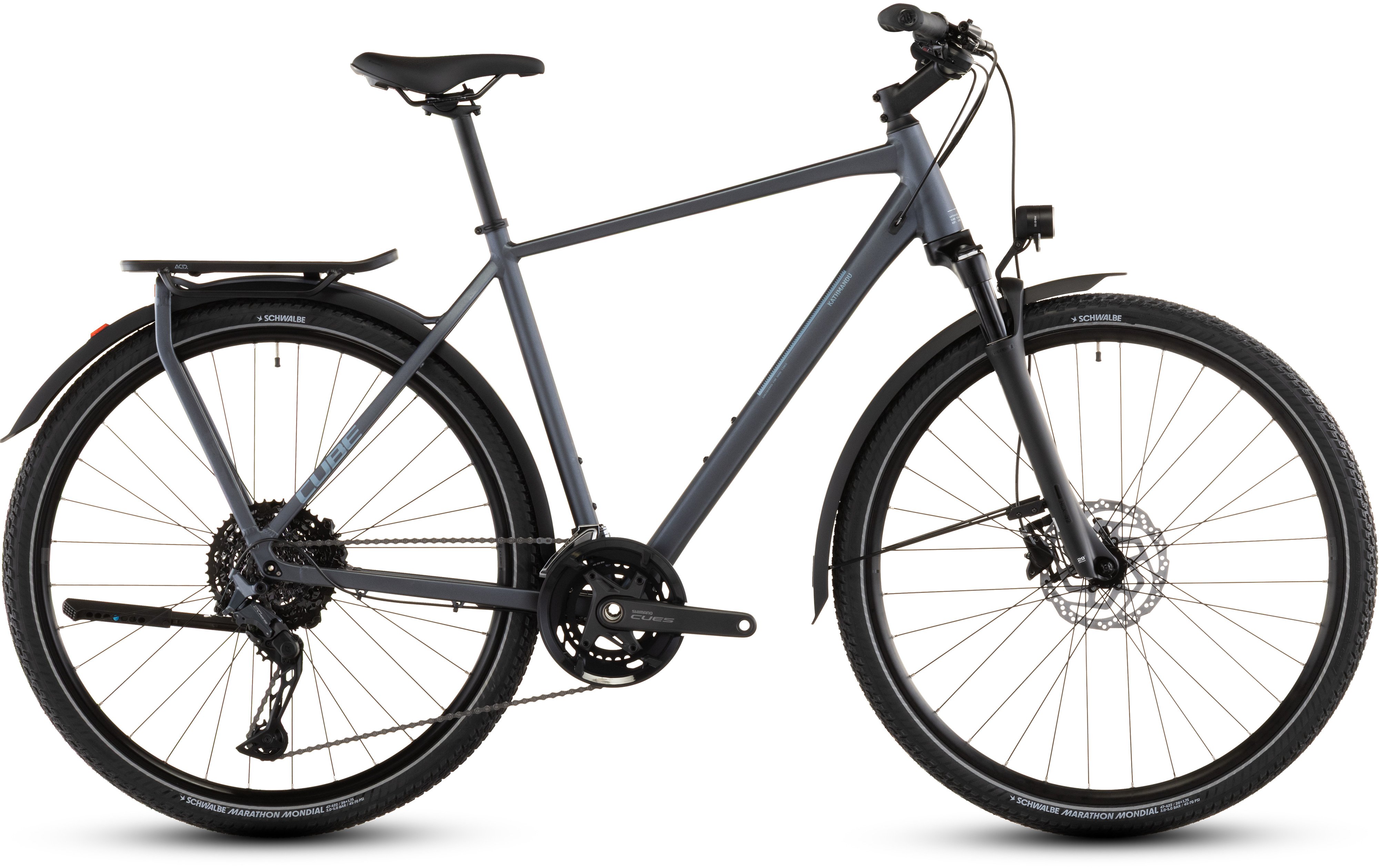 Cube Kathmandu EXC metallicgrey´n´chrome Cube Kathmandu EXC metallicgrey´n´chrome