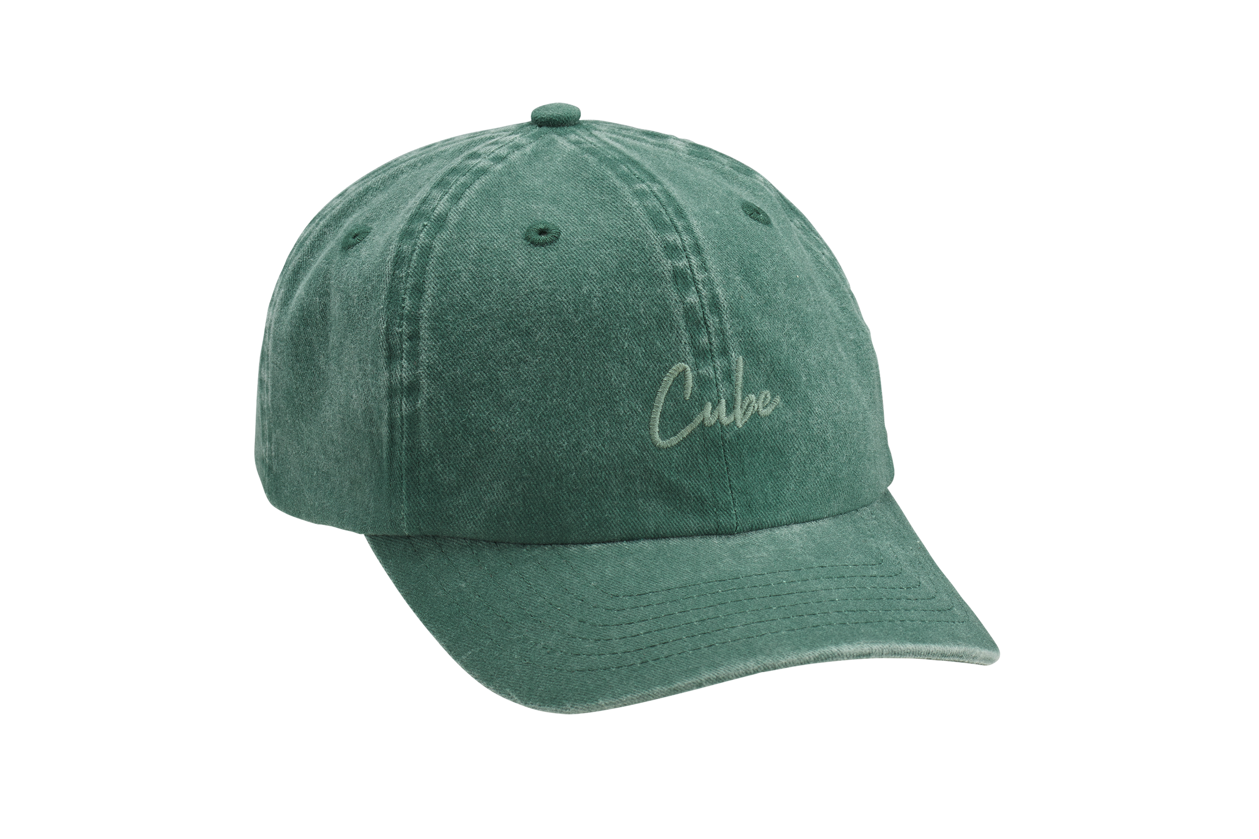 Gorra CUBE de 6 paneles efecto desgastado