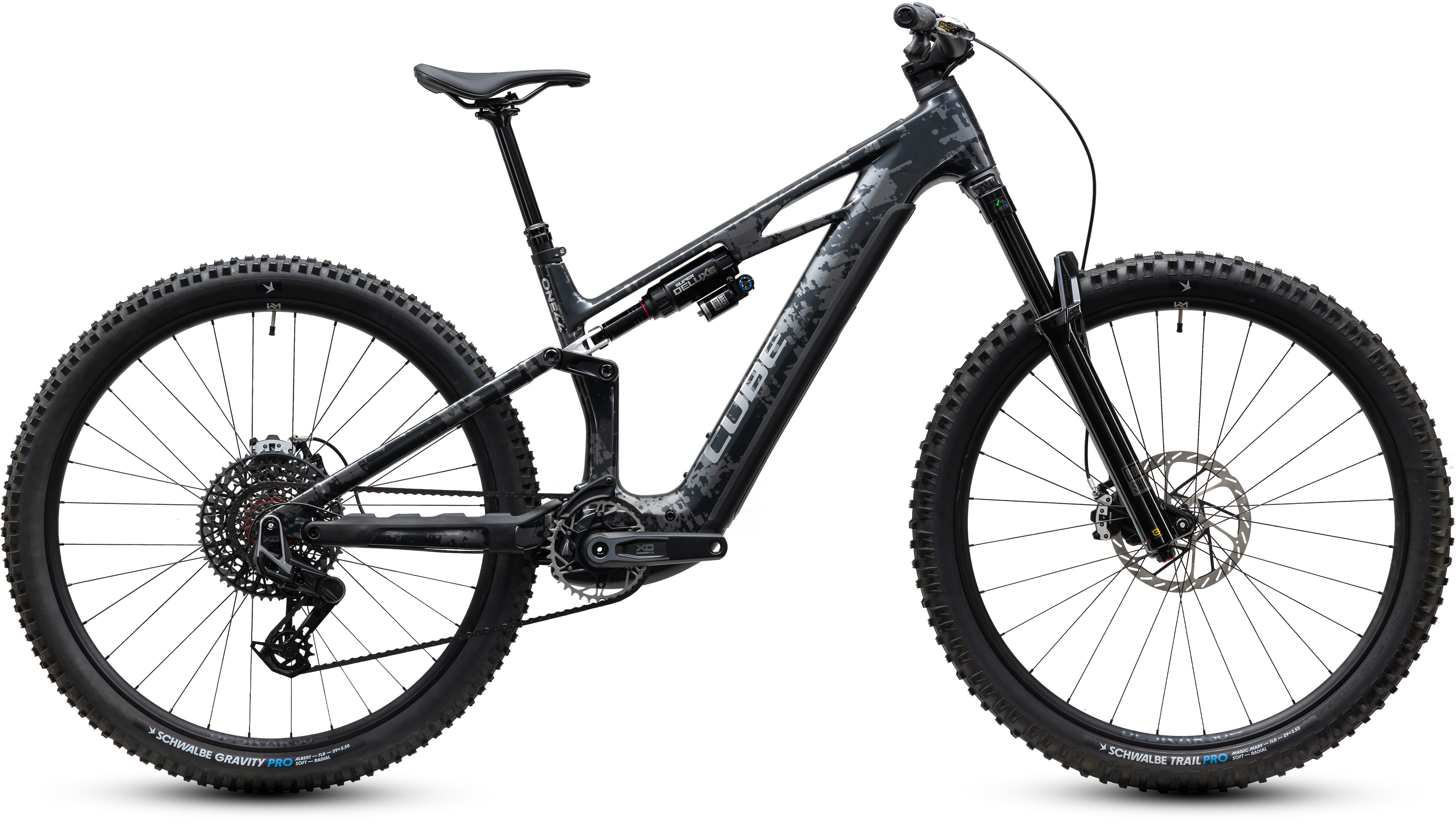 Cube Stereo Hybrid ONE44 HPC Super TM 800 graphiteglitch´n´grey