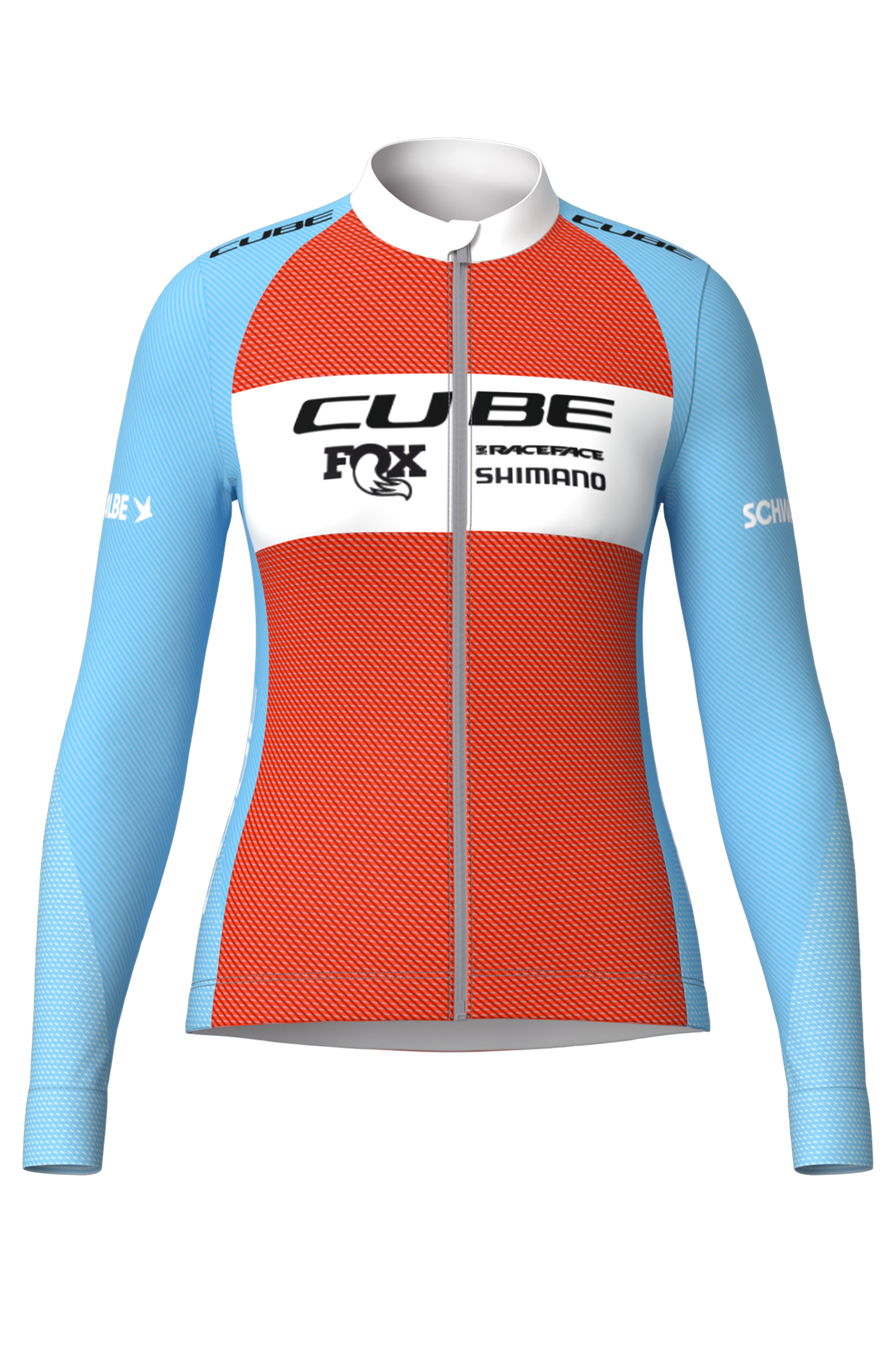 Maillot CUBE WS X Factory Racing L/S para carretera/cross country