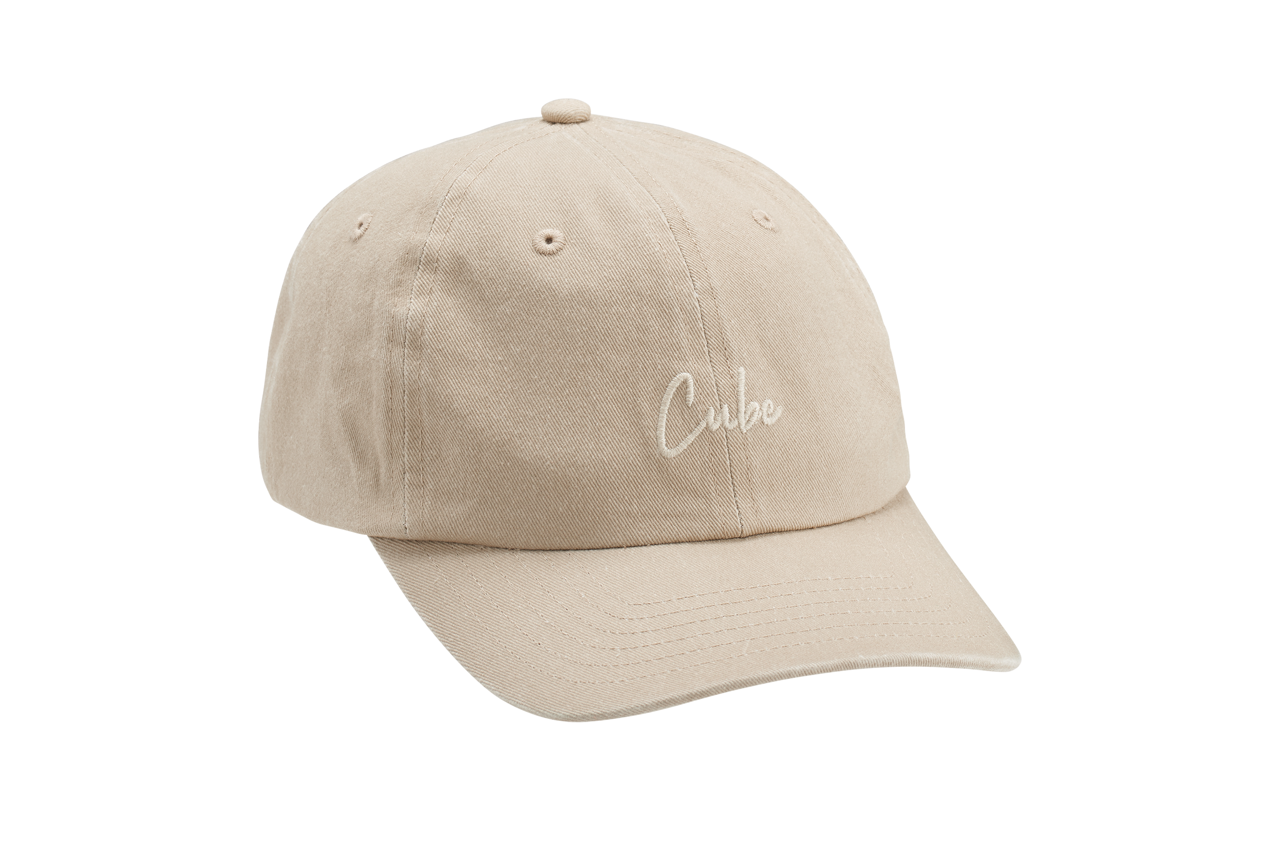 Gorra CUBE de 6 paneles efecto desgastado