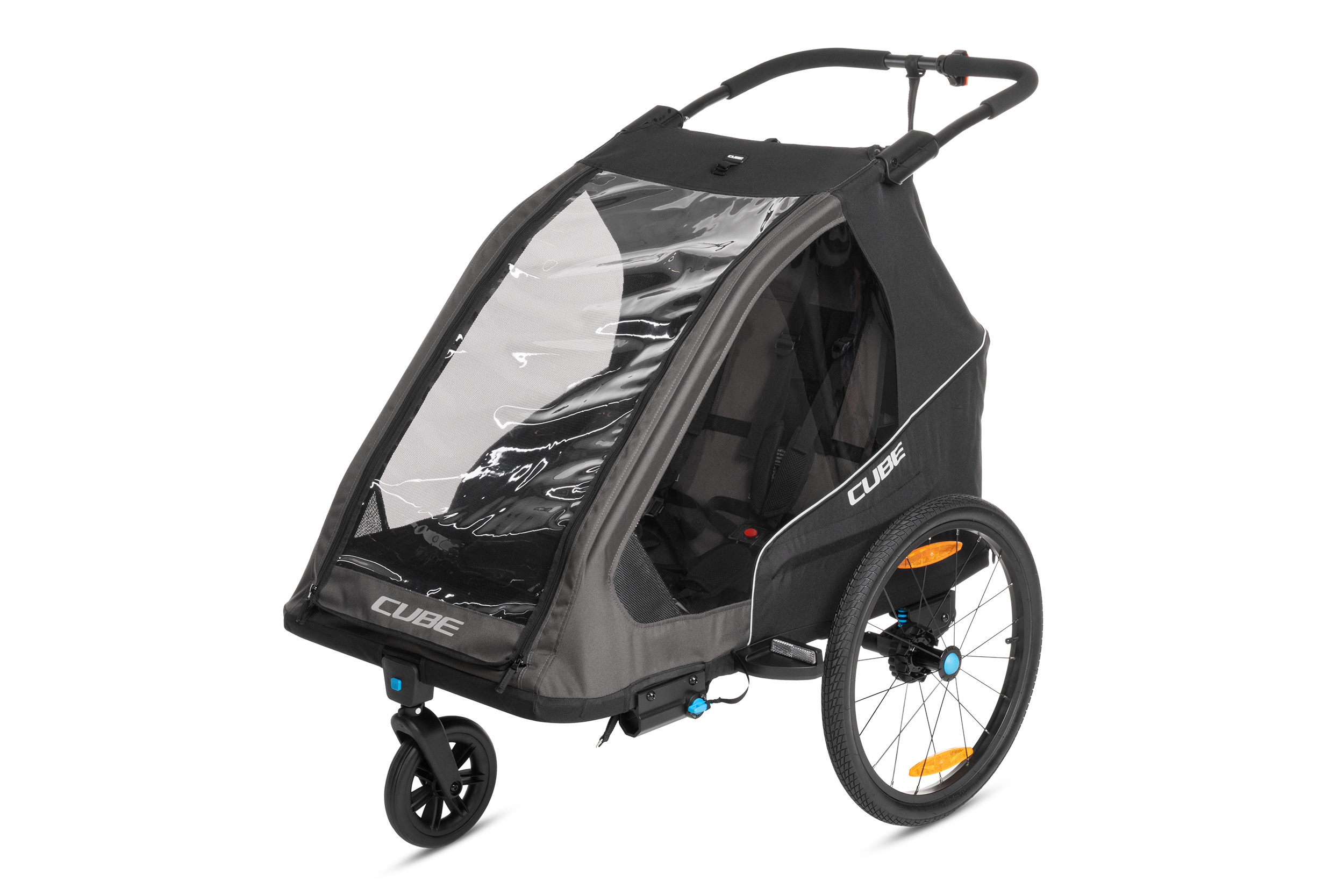 Remorque enfants CUBE Double PURE