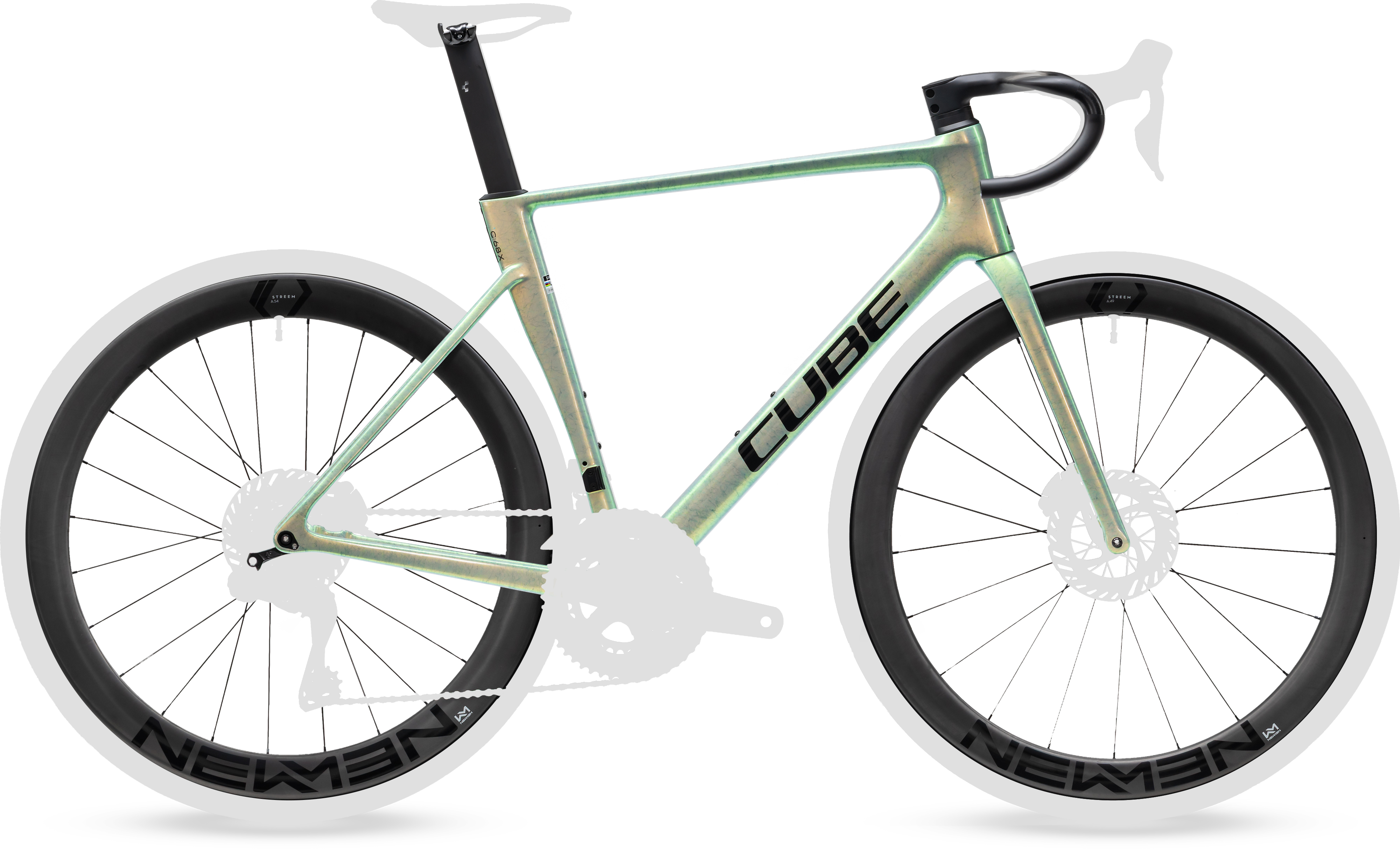 Cube Litening AIR C:68X Frameset genesisfibre´n´black