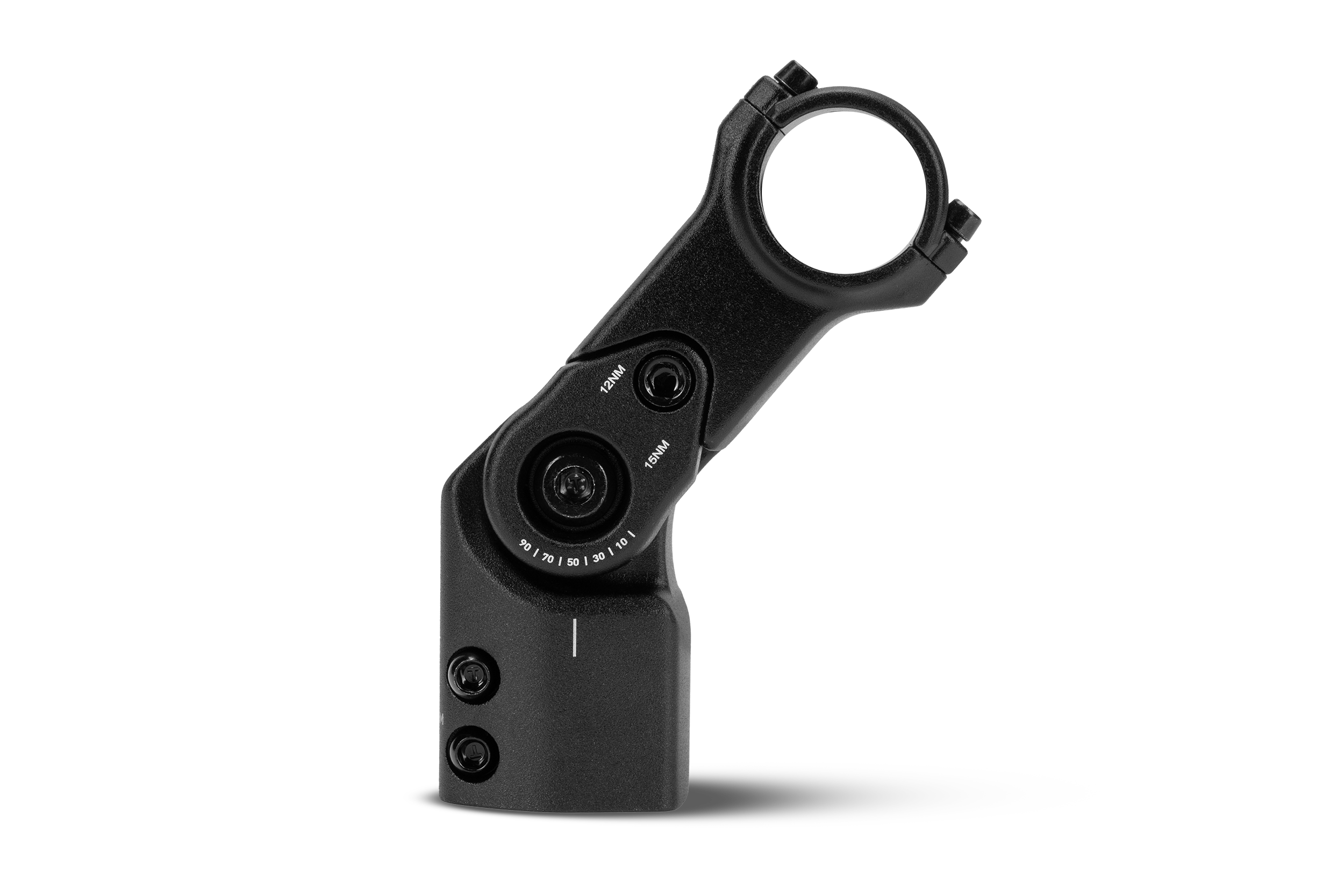 Attacco manubrio bici corsa ITM AluTech Bianco alu road handlebar stem 31,8 used Attacco manubrio bici corsa ITM AluTech Bianco alu road handlebar stem 31,8 used