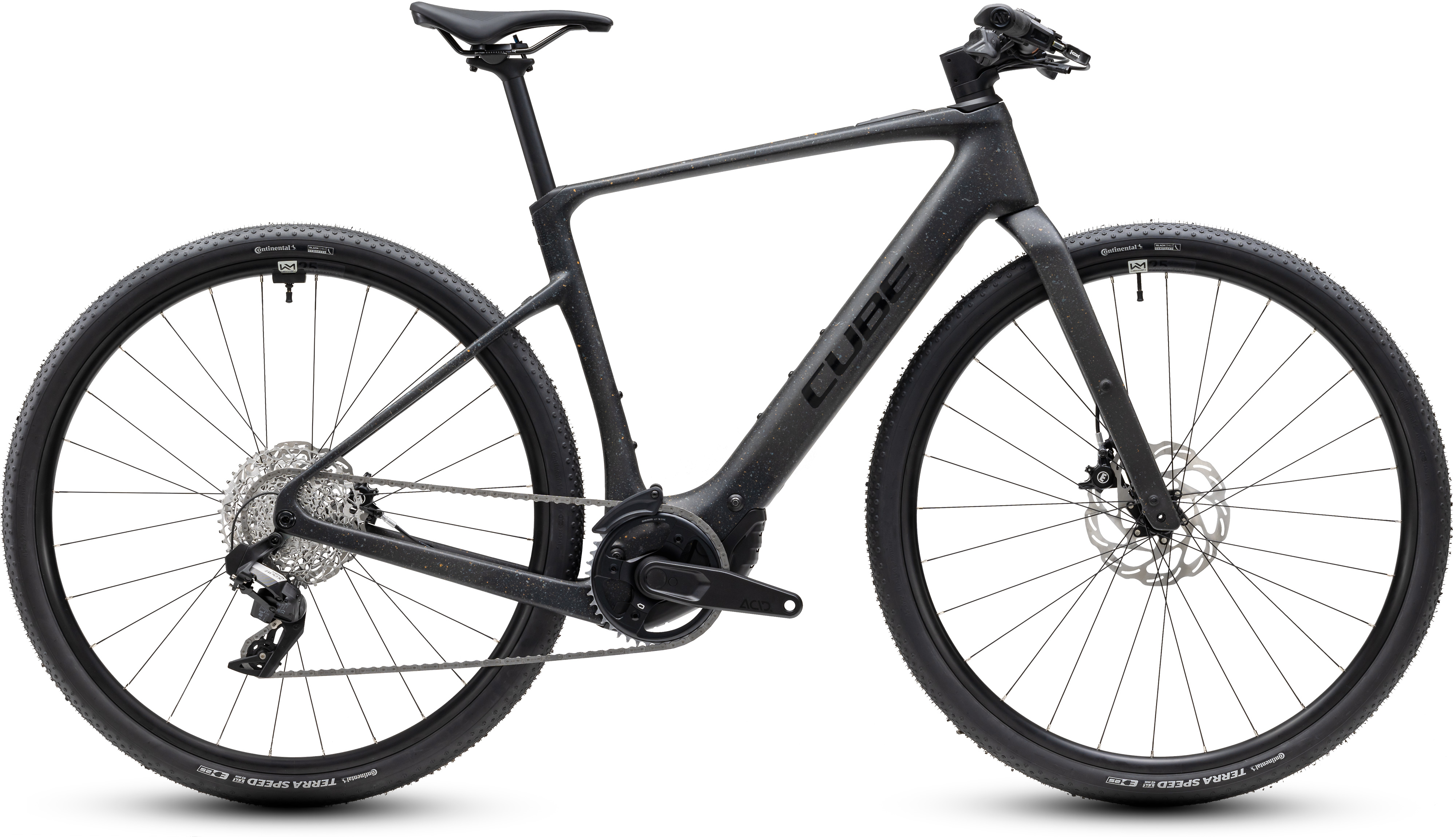 Cube Nulane Hybrid C:62 SLX 400X mineralblack´n´orange