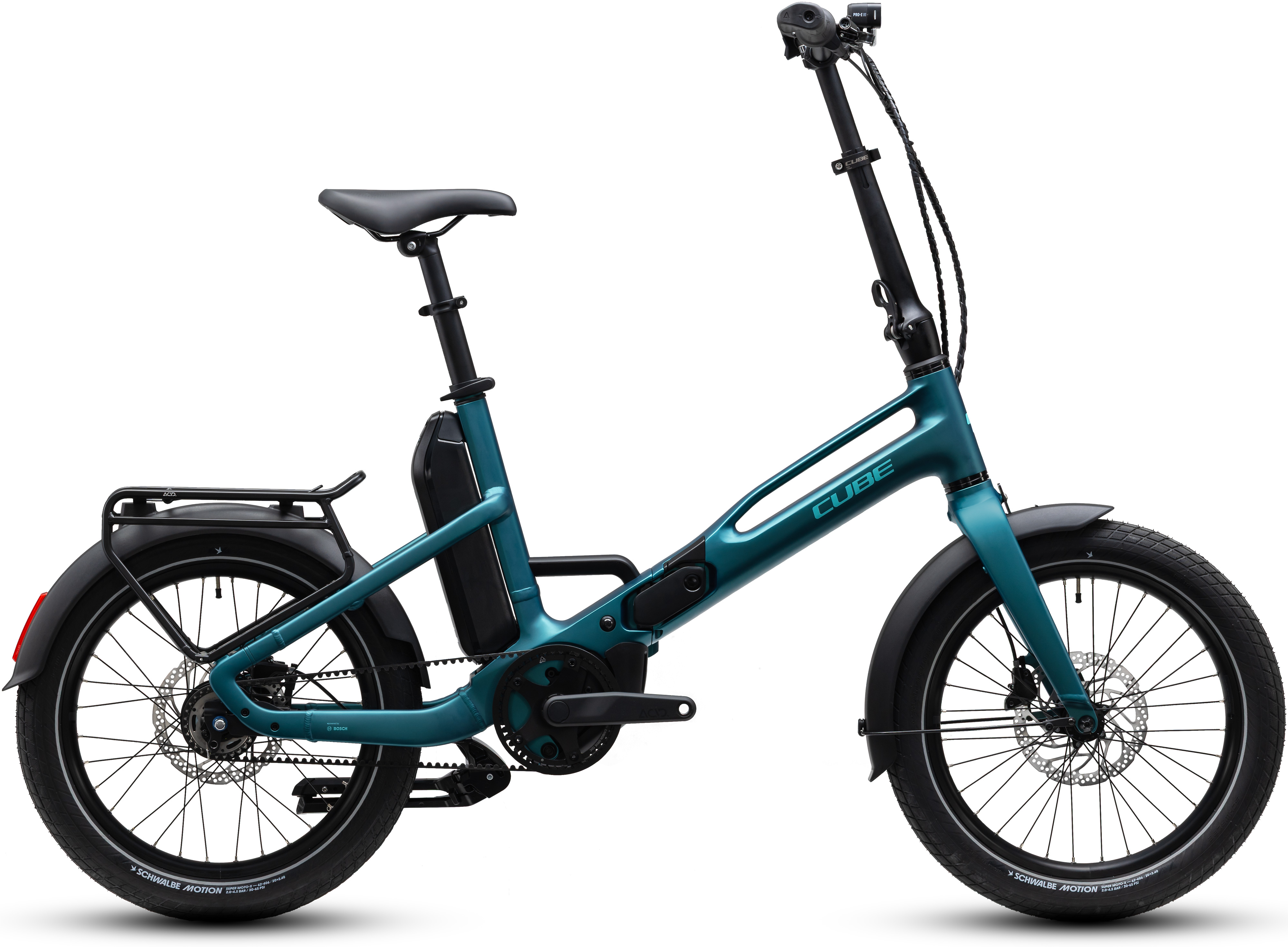 Cube Fold Hybrid Deluxe 540 metallicpetrol´n´sea
