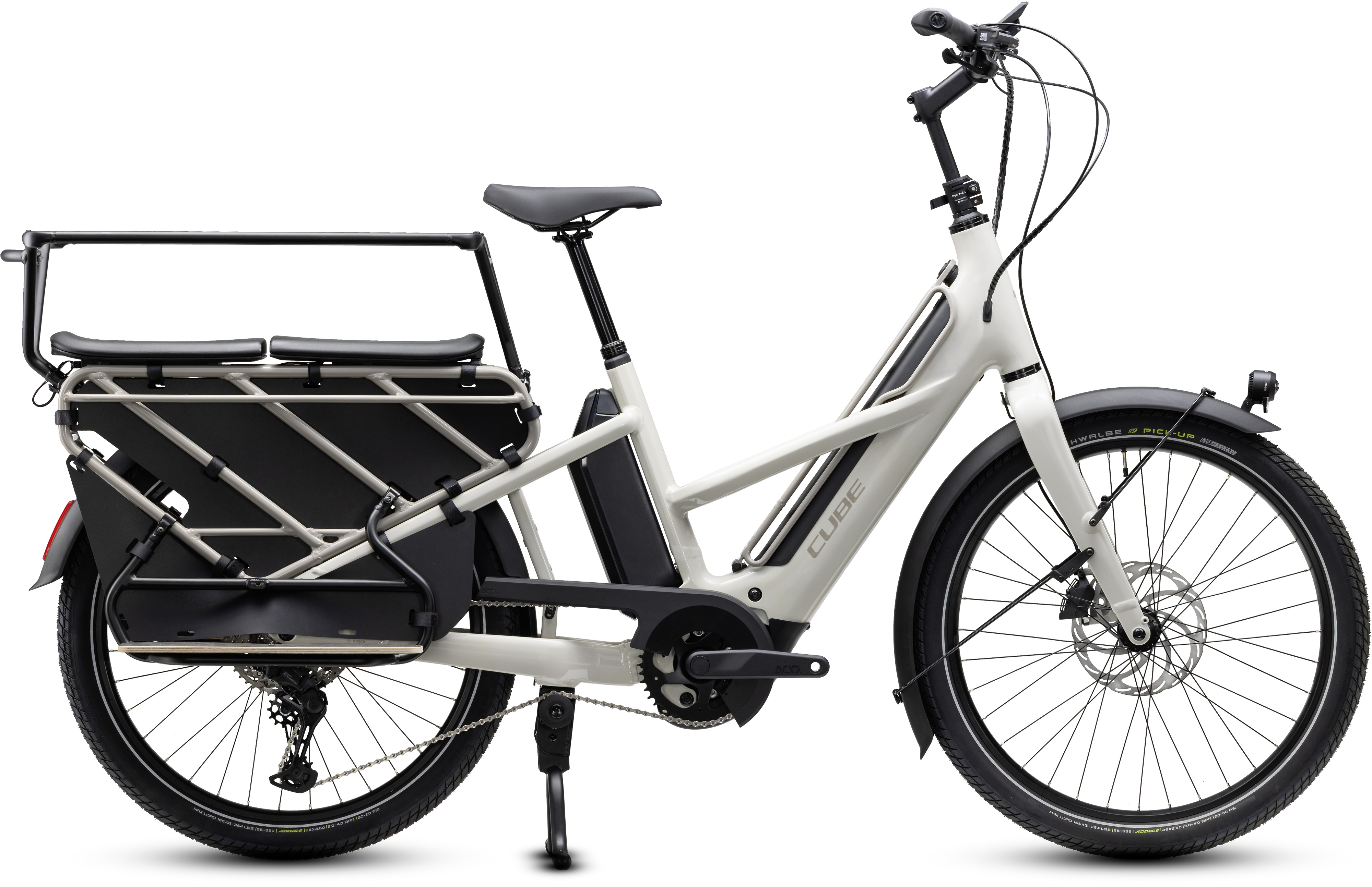 Cube Longtail Hybrid Family 800 greybeige´n´grey