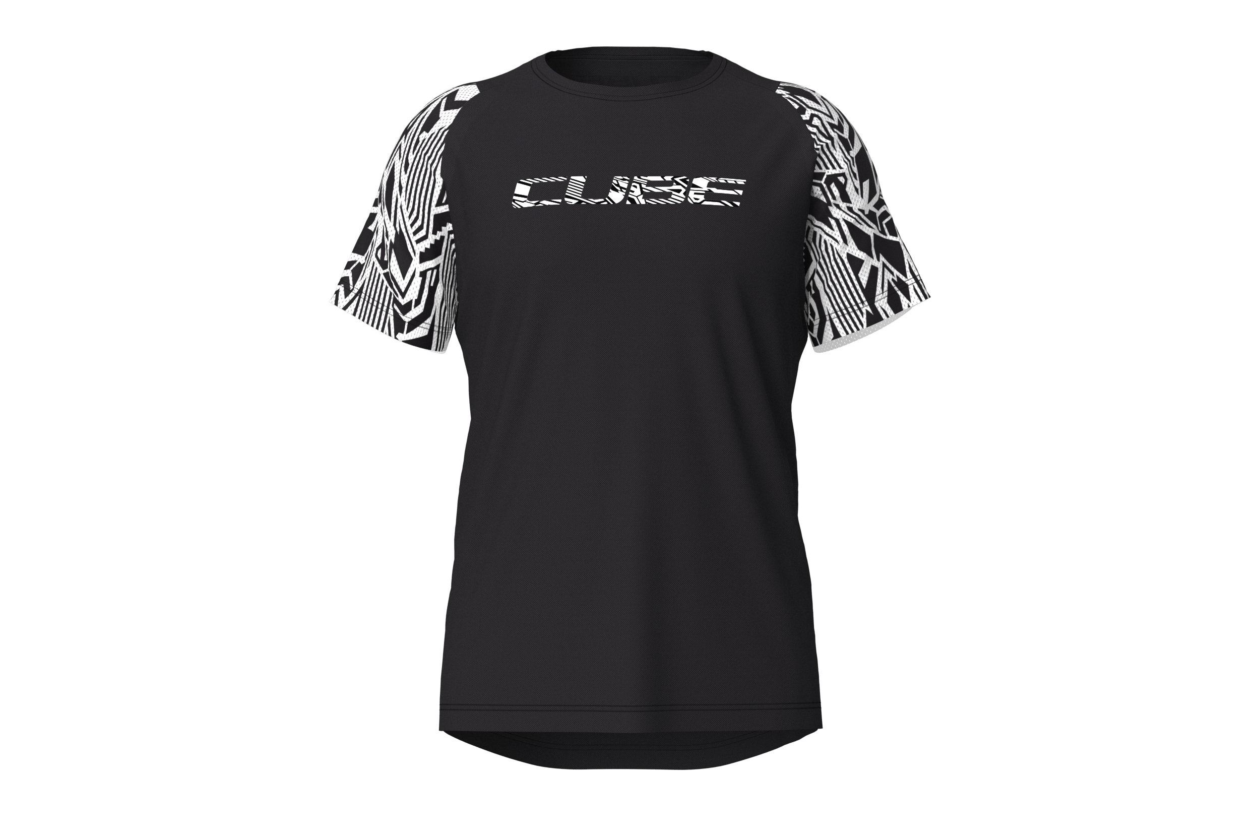 Maillot CUBE S/S llamativo para mtb