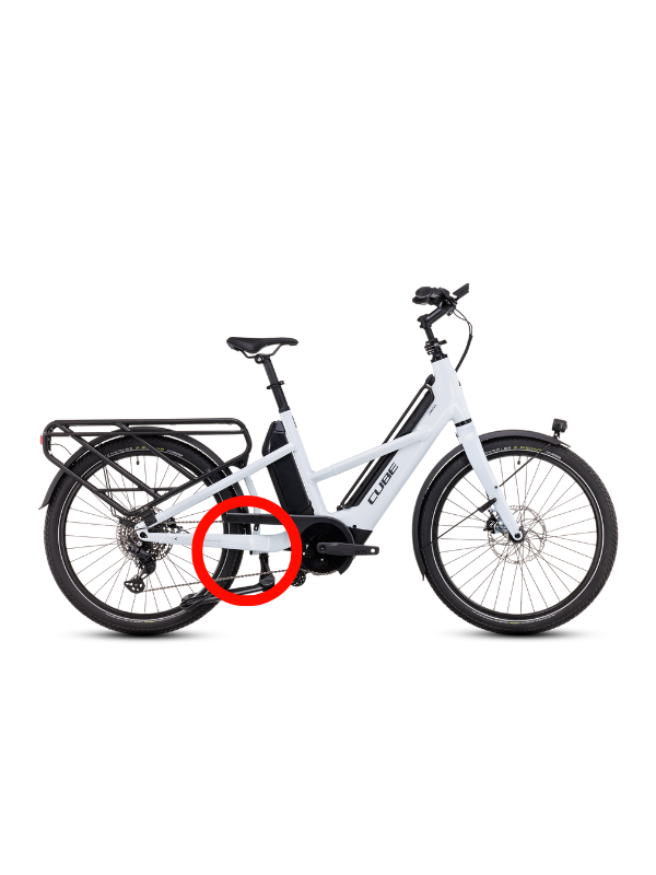 Figure 1: Complete bike with kickstand