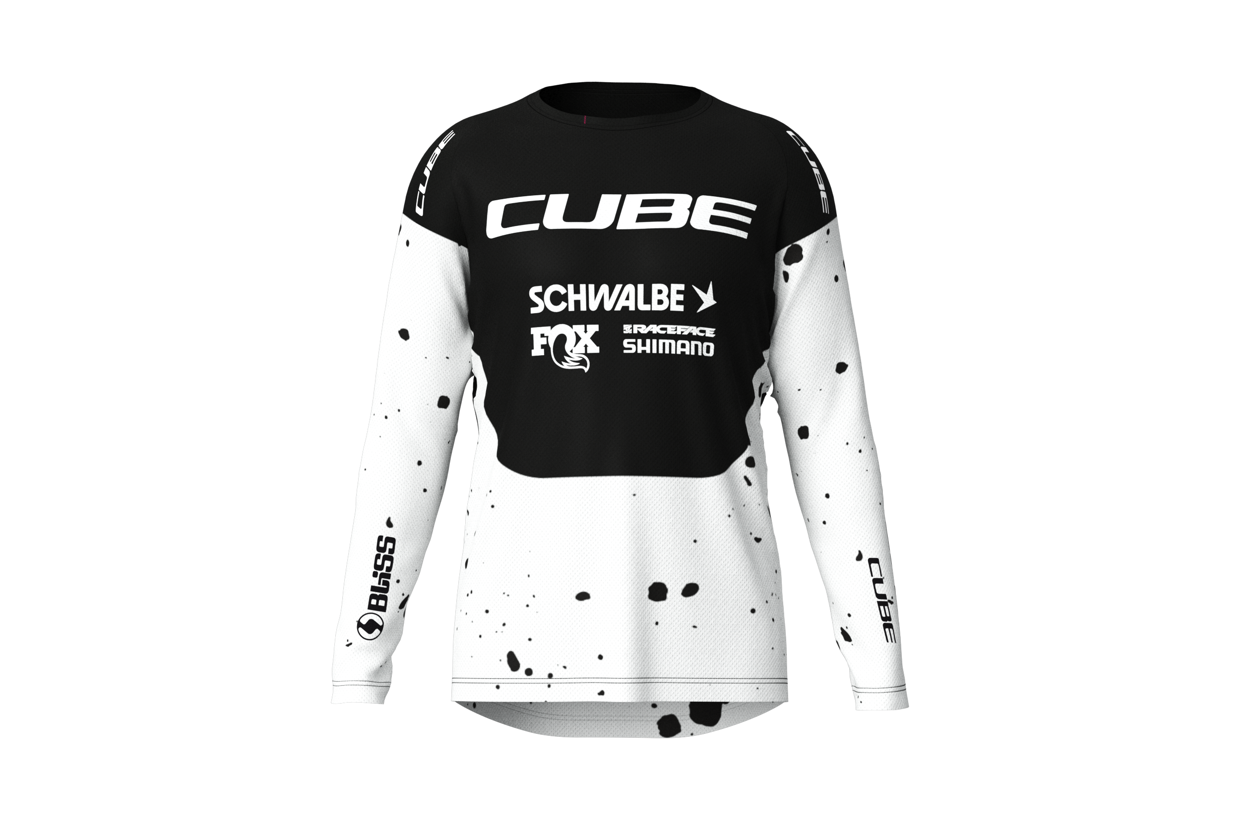 Maillot CUBE X Factory Racing L/S para mtb