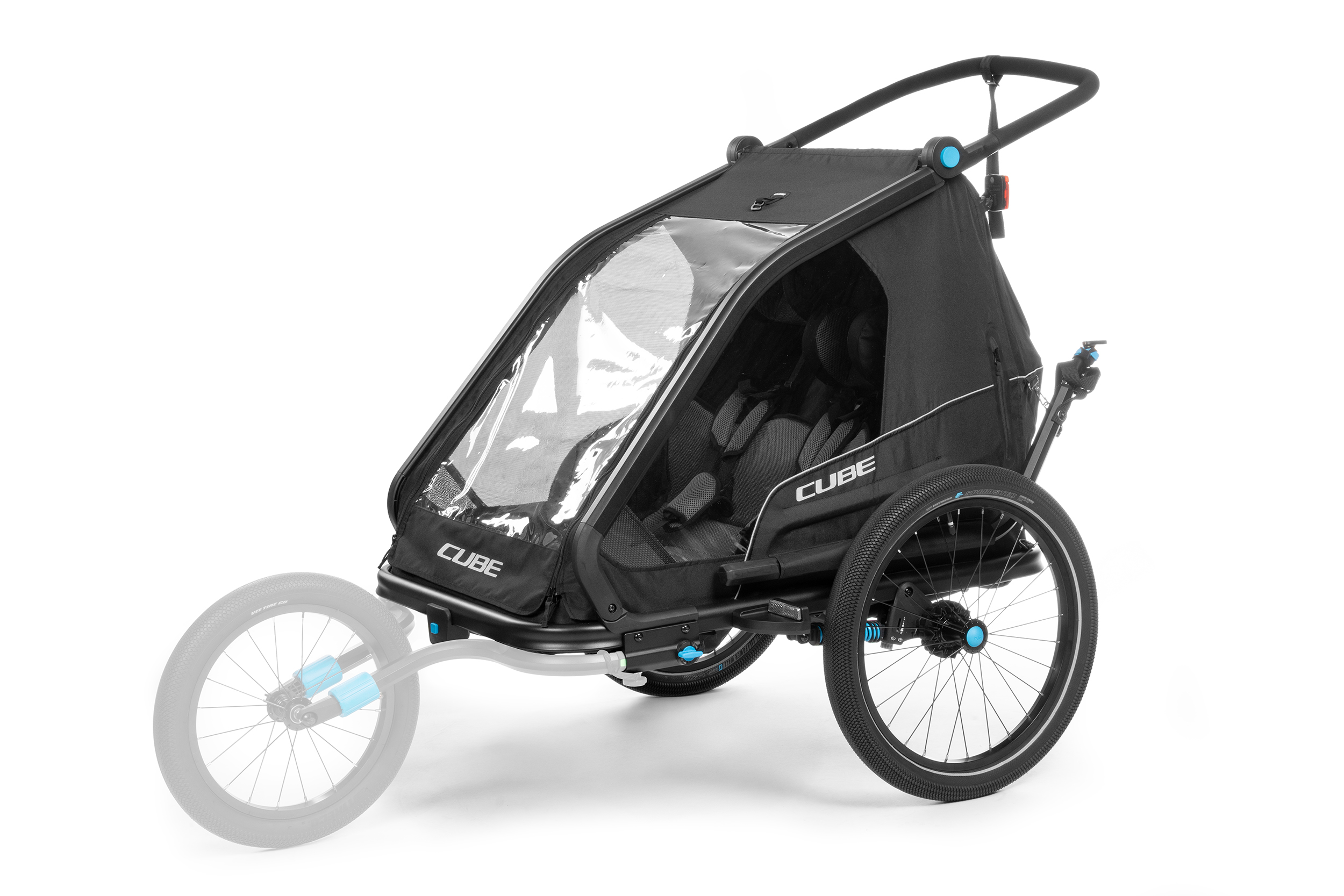 CUBE Kids Trailer Double CMPT