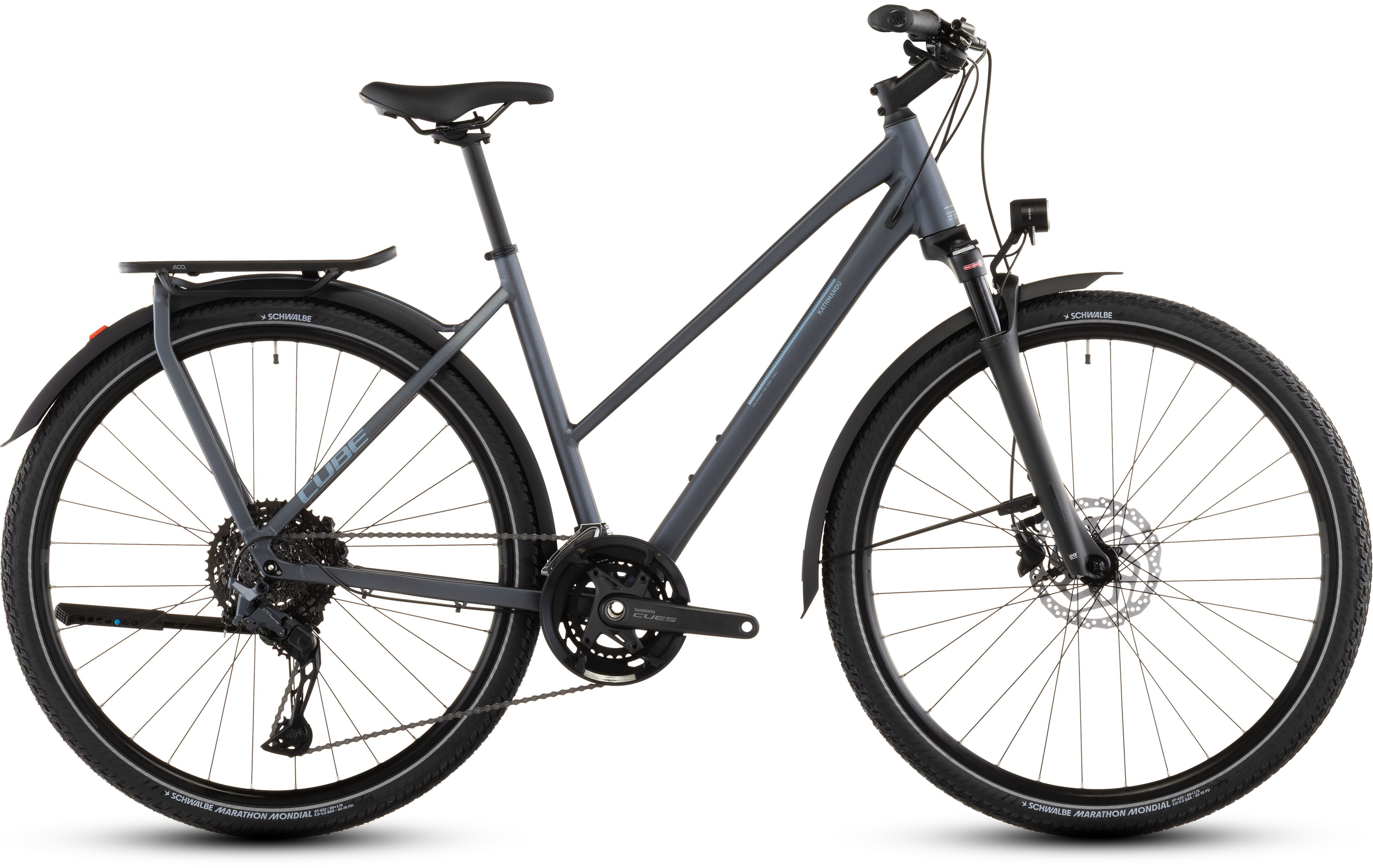 Cube Kathmandu EXC metallicgrey´n´chrome Cube Kathmandu EXC metallicgrey´n´chrome